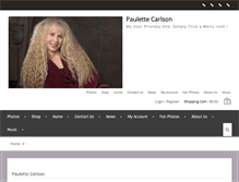 Tablet Screenshot of paulettecarlson.com